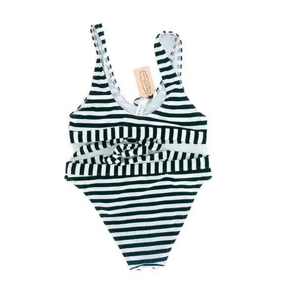 NWT Asos Playful Promises Textured Striped Ribbed Knit Bikini Set Size 6 - Picture 6 of 12